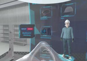Human 3D Model in einer interaktiven Anwendung